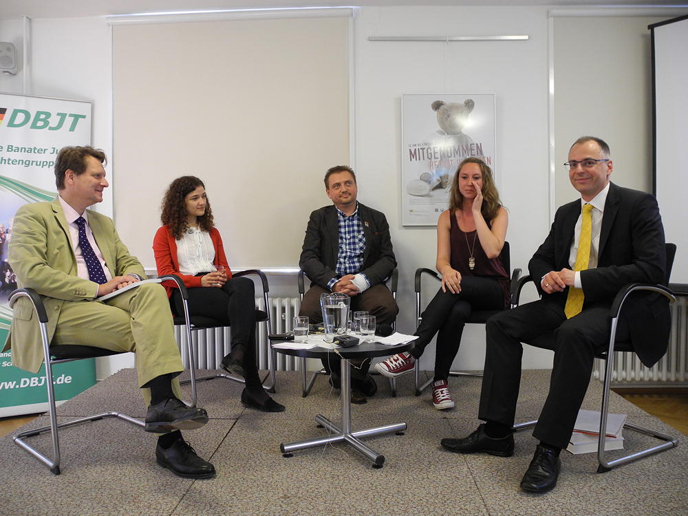 Prof. Dr. Andreas Otto Weber, Annemarie Otten, Harald Schlapansky, Sandra Keller, Werner Harasym